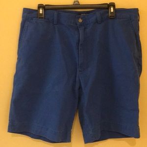 Polo royal blue flat front shorts size 36